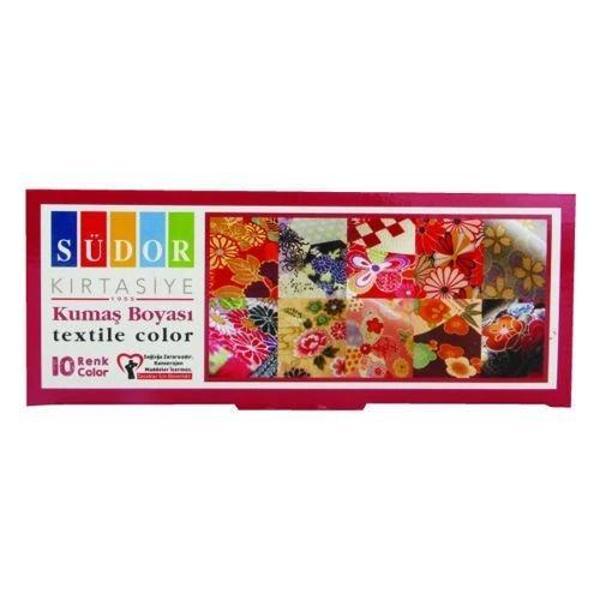 Supertrend Kumaş Boyası Seti 10 Renk x 25 ml. - Image 1