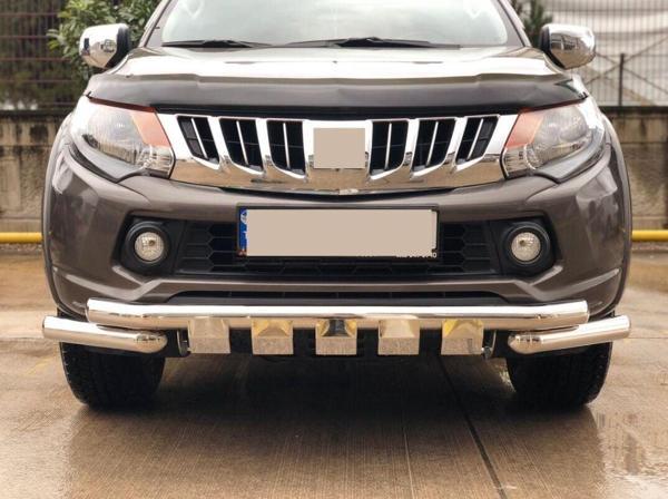 Nissan Navara 2006+ Off Road Krom Ön Koruma Ön Tampon Koruma Demiri Krom Glocity AQM4WD - Image 1