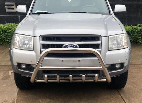 Ford Ranger 2006+ Off Road Krom Karterli Ön Koruma Ön Tampon Koruma Demiri Informplus AQM4WD PWT02 - Image 1