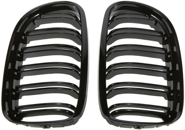 Bmw E90 2005-2007 M3 Çift Çizgi Böbrek - Piano Siyah - Image 1