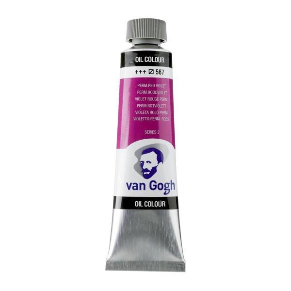 Supertrend Van Gogh Yağlı Boya 40 ml. 567 Permanent Red Violet - Image 1