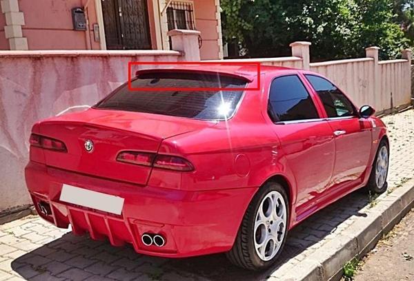 Alfa Romeo 156 1998-2006 Cam Üstü Spoiler - Image 1