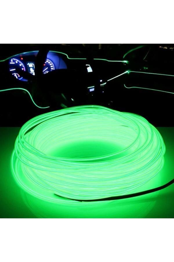 Araç İçi Neon Aydınlatma Yeşil 3 Metre - Image 1