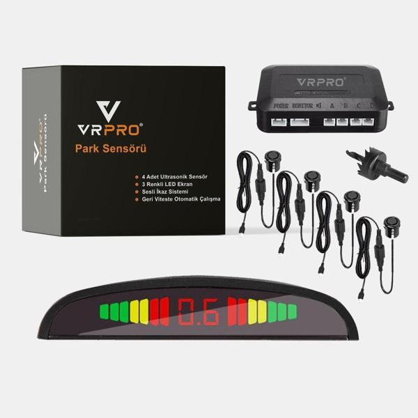 Led Ekranlı Ses İkazlı Park Sensörü Siyah Lens - Image 1
