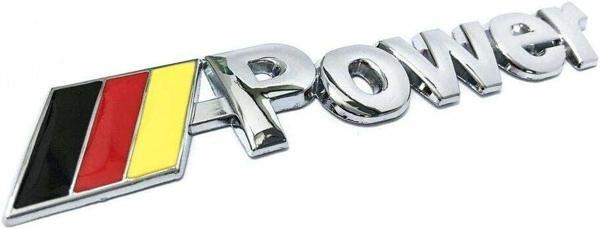 Bmw Almanya Power Bagaj Logosu Krom - Image 1