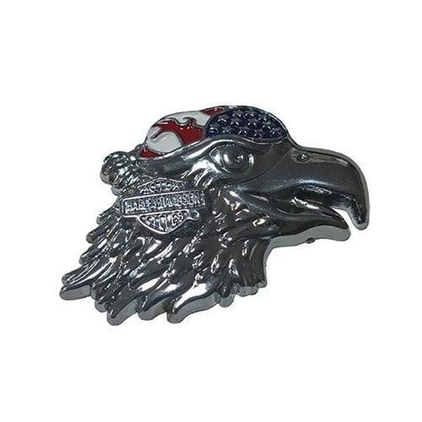 Harley Davidson Kartal Kafası Bagaj Logosu Krom - Image 1