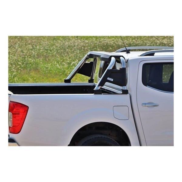 Nissan Navara 2010-2016 (Double Plus Chrome) Poliüretan Krom Roll Bar AQM4WD - Image 1