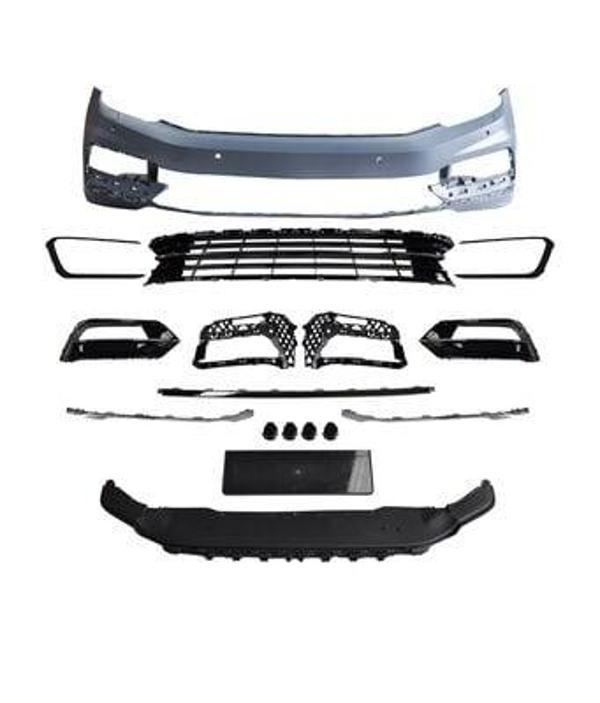 Volkswagen Passat 2015+ İçin Uyumlu B8 R-Line Ön Tampon ( Panjur Hariç) - Image 1