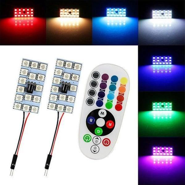Uzaktan Kumandalı Sofit Tavan Ledi Renkli 15 Led - Image 1