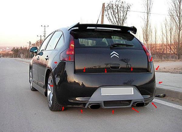 Citroen C4 Arka Tampon - Image 1
