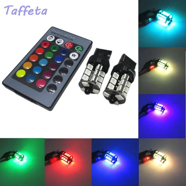 T20 Led Lamba Uzaktan Kumandalı 27 Ledli Yedi Renkli - Image 1