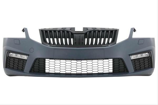 Skoda Octavia 2017+ İçin RS Ön Tampon Panjur - Image 1