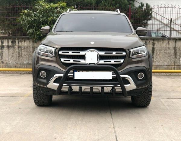 Nissan Navara 2006+ Off Road Siyah Karterli Ön Koruma Ön Tampon Koruma Demiri Informplus AQM4WD PWT03 - Image 1