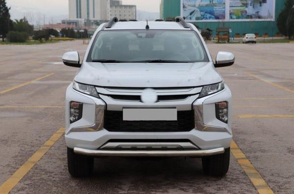 Toyota Revo 2006+ Off Road Ön Tampon Koruma Demiri Krom (Tekli Bıyık) AQM4WD - Image 1