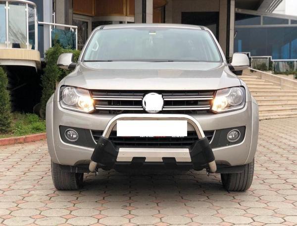 Mitsubishi L200 2007+ Off Road Krom Poliüretan Ön Koruma Ön Tampon Koruma Demiri Amazonplus AQM4WD - Image 1