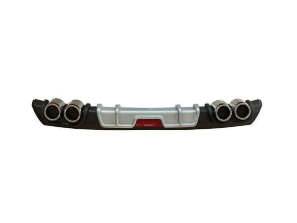 Volkswagen Mk5 Polo 2014-2017 Reflektörlü Silver Difüzör - Image 1