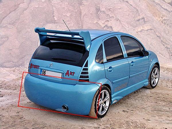 Citroen C3 Balon Arka Tampon - Image 1