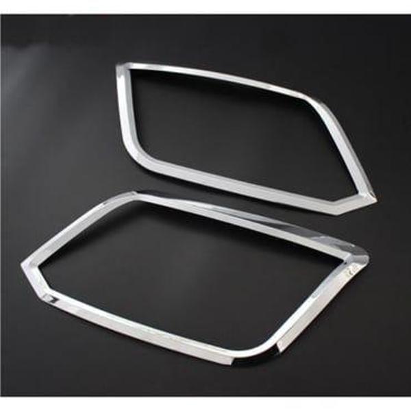 Volkswagen Amarok 2010-2018 Arası Uyumlu Far Çerçevesi Parlak Krom Renk Sağ ve Sol Set - Image 1