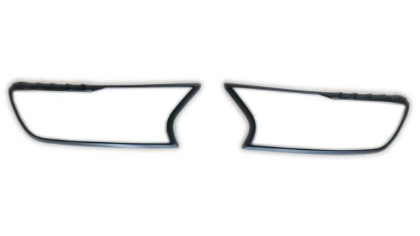 Ford Ranger 2015-2020 Far Çerçevesi Kaplama Siyah - Image 1