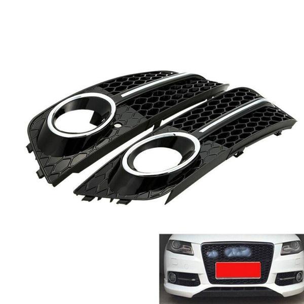 Audi A4 RS 2008-2011 Krom Çerçeveli Siyah Sis Çerçevesi - Image 1