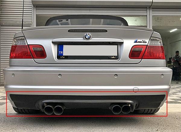 Bmw E46 1998-2005 M3 Arka Tampon Difüzör - Image 1