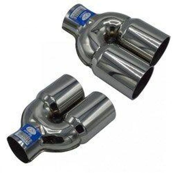 Çiftli 3MM M Model Krom Egzoz Ucu 76x100 800-010LR - Image 1
