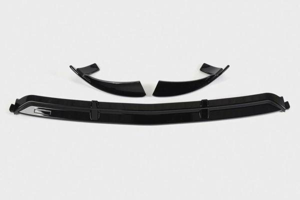 Mercedes GLC Serisi İçin Uyumlu Ön Lip - Piano Black (Parlak Siyah) - Image 1