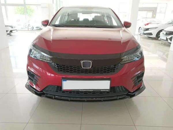 Honda City 2020+ İçin Uyumlu RS Ön Lip - Piano Black (Parlak Siyah) - Image 1