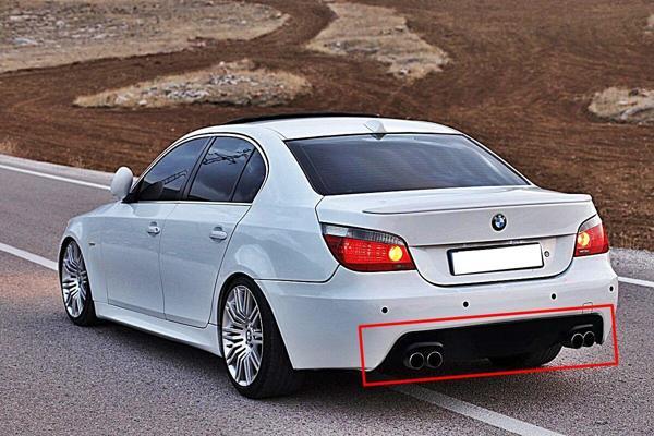 Bmw E60 2003-2009 Çift Çıkış Difüzör - Image 1
