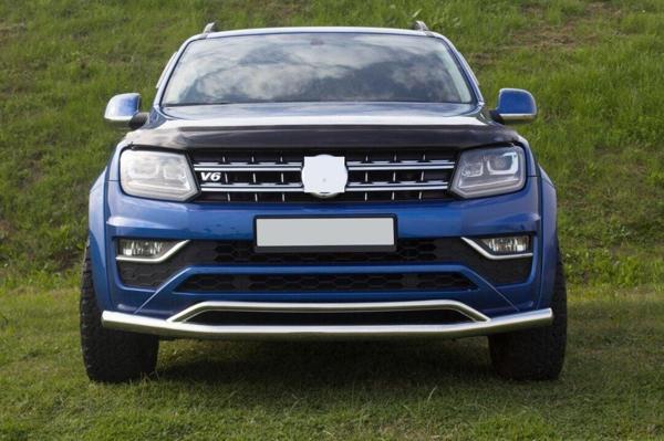 Nissan Navara 2006+ Off Road Ön Tampon Koruma Demiri Krom (Çiftli Bıyık) AQM4WD - Image 1