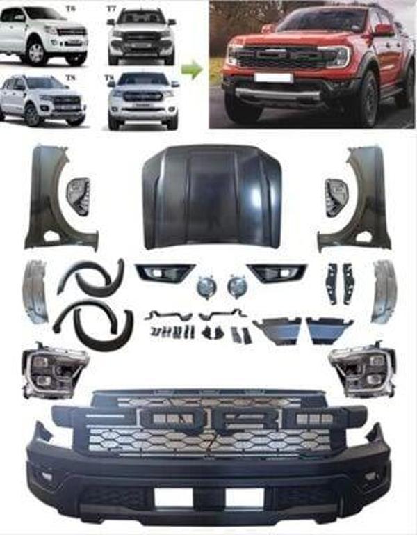 Ford Ranger 2012-2021-2022 New Ranger Raptor Body Kit - Image 1