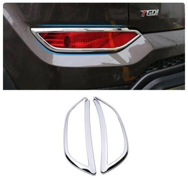 Hyundai Tucson 2015-2018 Arka Sis Krom Çerçevesi - Image 1