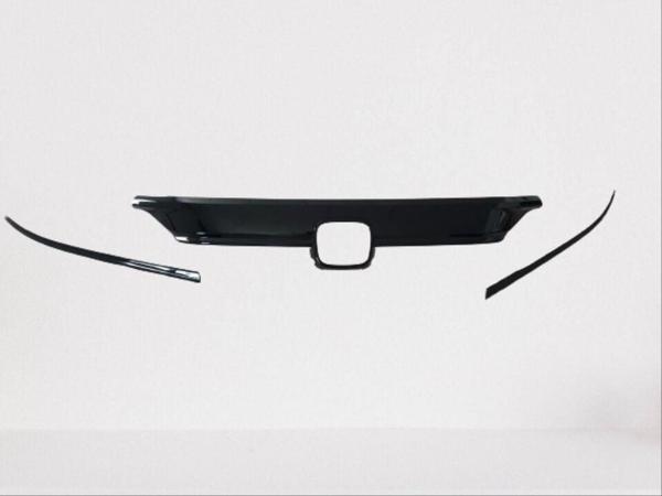 Honda 2022 Civic Panjur Kaplama - Piano Black 3 Parça - Image 1