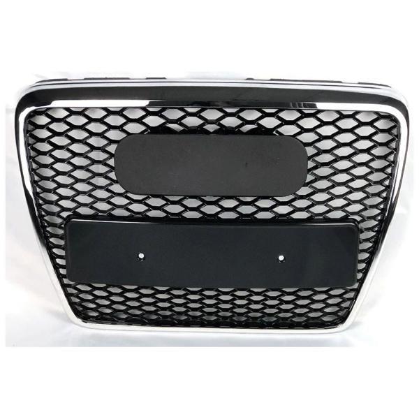 Audi A6 RS6 Panjur Krom/Siyah 2004-2011 Arası Uyumlu - Image 1