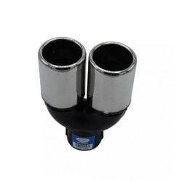Üniversal Egzoz Ucu 76x110 Çiftli Eko Düz Çıkış 020-020 - Image 1