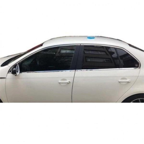 Volkswagen Jetta 2011-2016 Üst Krom Cam Çıtası - Image 1