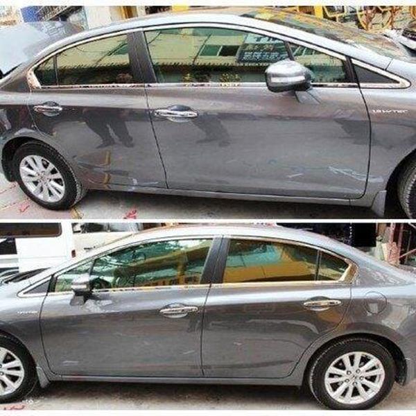 Honda Civic 2012-2016 Krom Cam Çevirme - Image 1