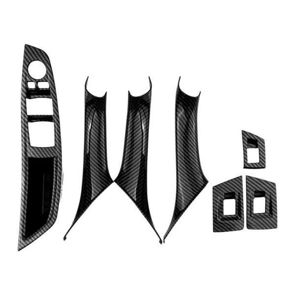 Bmw 5 Serisi F10 Kolçak Ve Düğme Kaplama Seti - Karbon - Image 1