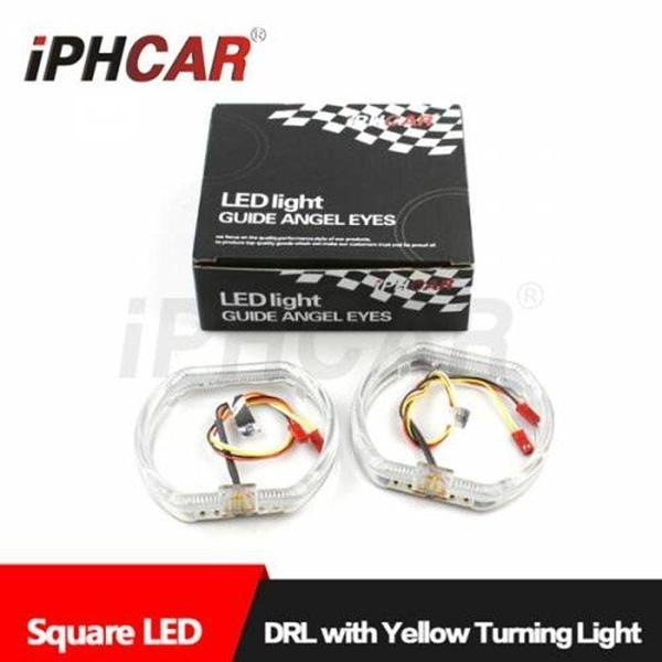 Beyaz Kare Far İçi Angel Led Halka G137 - Image 1