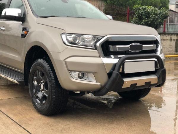 Mercedes X-Class 2017+ Uyumlu Off Road Poliüretan Ön Koruma Ön Tampon Koruma Demiri Siyah Amazonplus AQM4WD - Image 1