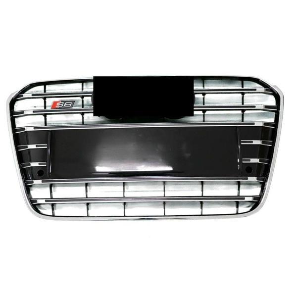 Audi A6 S6 2013-2015 Kromlu Siyah Panjur - Image 1