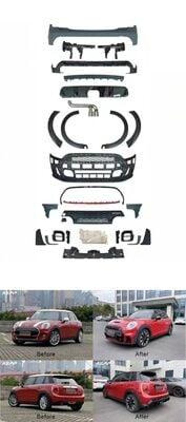 Mini Cooper F55 İçin (4 Kapı ) JCW Bodykit- Makyajlı Görünüm Full Set - Image 1