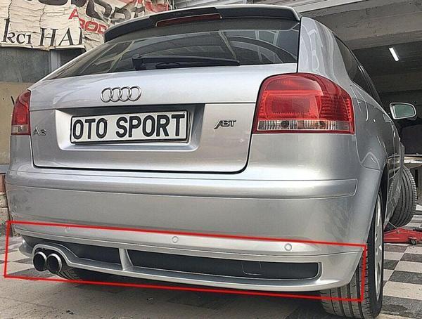 Audi A3 2003-2008 Tek Kapı Arka Tampon Eki - Image 1