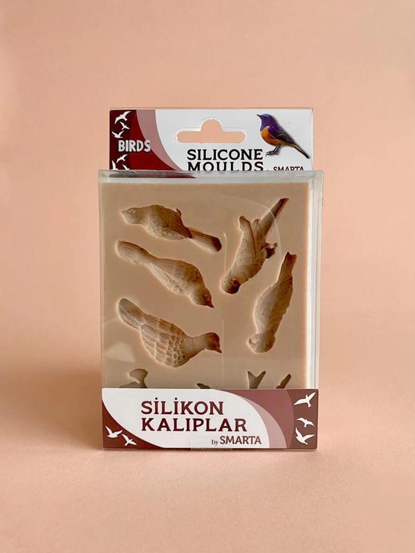 Supertrend Silicone Moulds Silikon Epoksi ve Polimer Kil Kalıbı BIRDS - Image 1