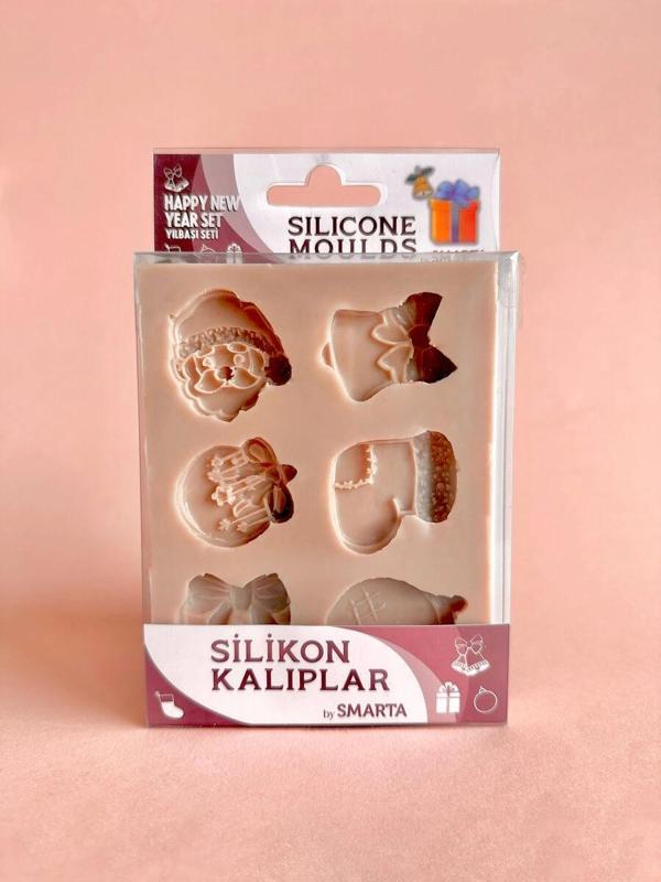 Supertrend Silicone Moulds Silikon Epoksi ve Polimer Kil Kalıbı HAPPY NEW YEAR SET - Image 1