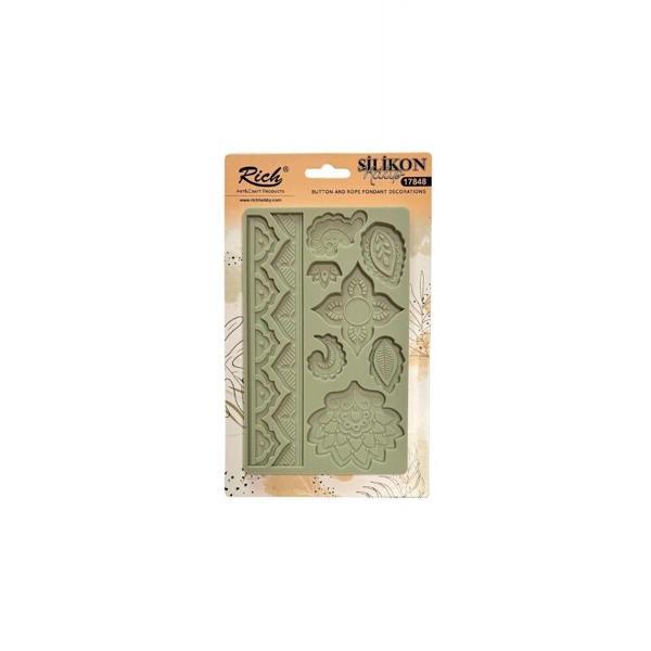 Supertrend Silicone Moulds Silikon Epoksi ve Polimer Kil Kalıbı 19x12 cm. 17859 - Image 1