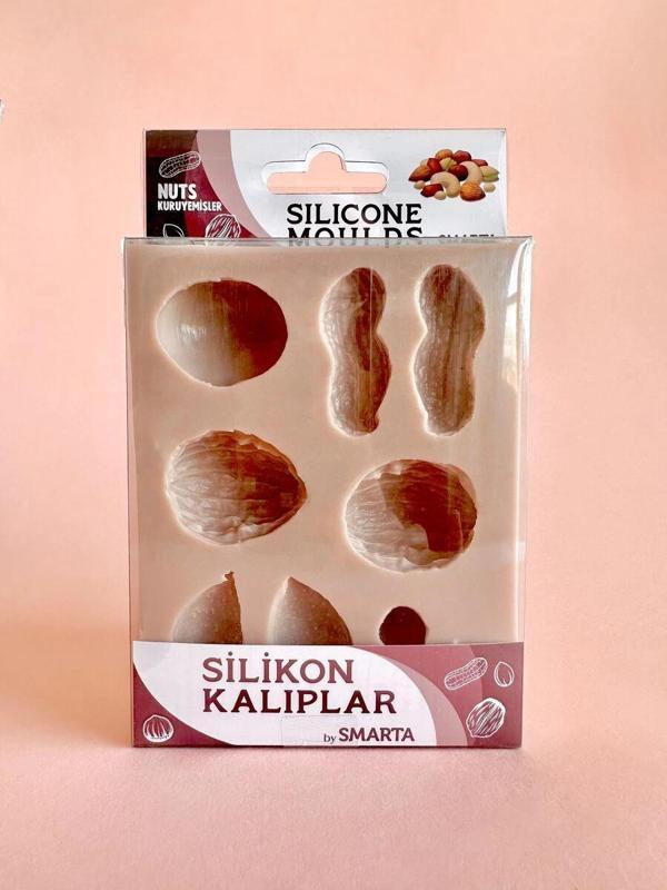 Supertrend Silicone Moulds Silikon Epoksi ve Polimer Kil Kalıbı NUTS - Image 1