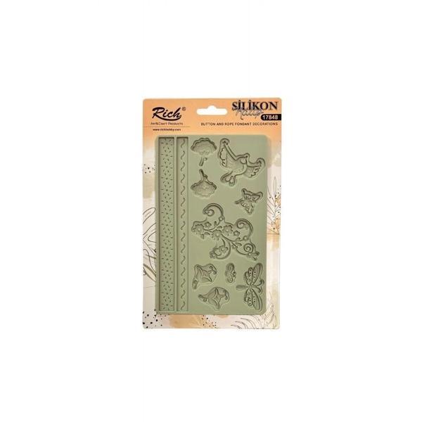 Supertrend Silicone Moulds Silikon Epoksi ve Polimer Kil Kalıbı 19x12 cm. 17851 - Image 1