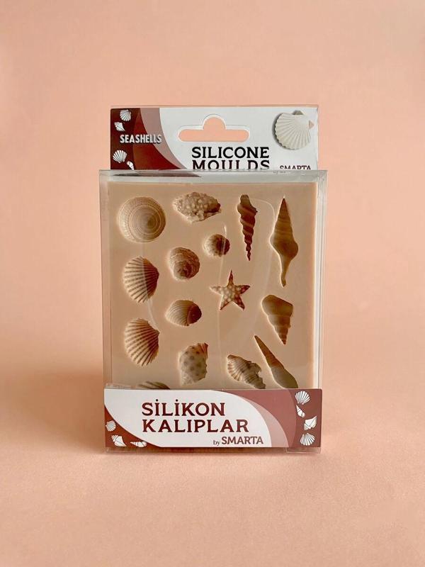 Supertrend Silicone Moulds Silikon Epoksi ve Polimer Kil Kalıbı SEASHELLS - Image 1