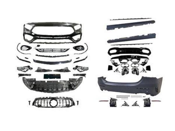 Mercedes W177 2018+ A Serisi Sedan İçin Uyumlu A45 Bodykit (Arka Tamponlu Set) - Image 1